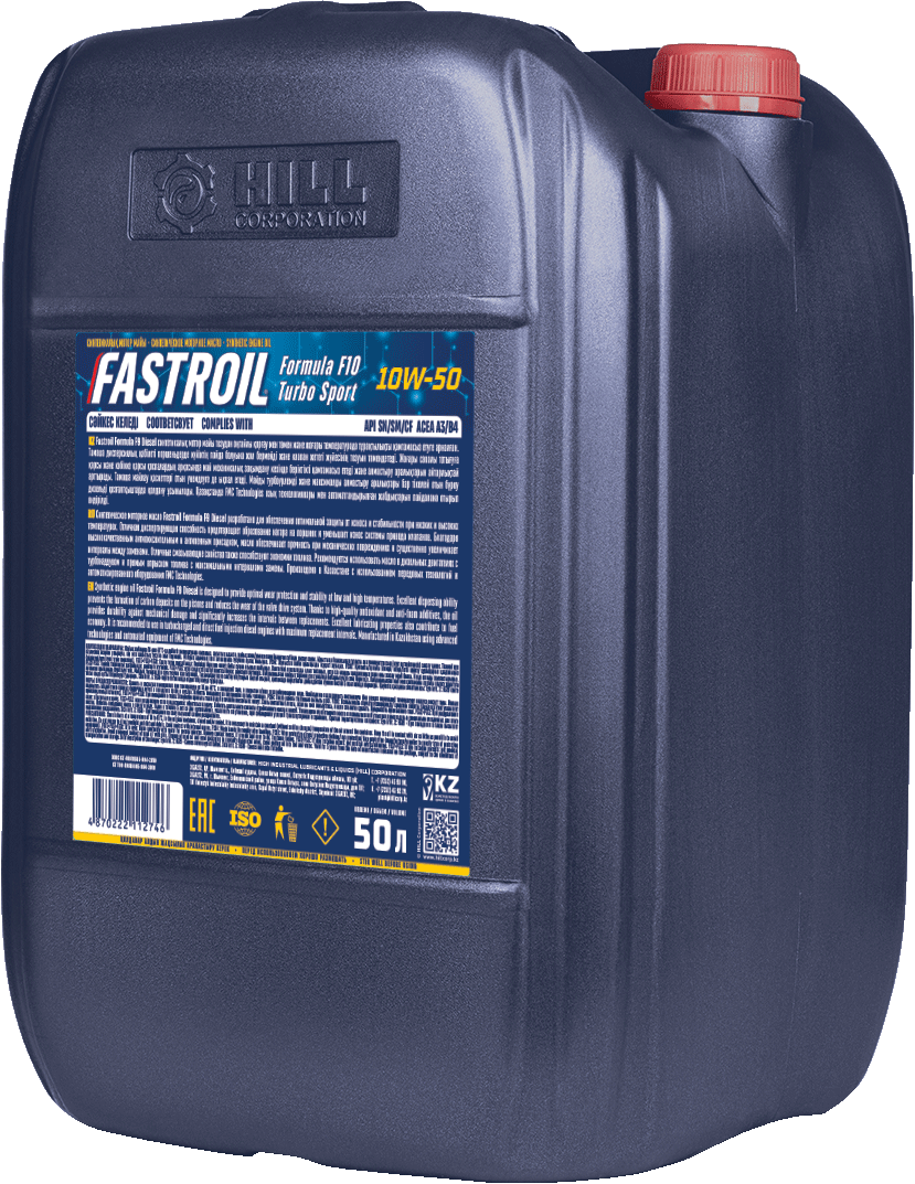 Fastroil Formula F10 Turbo Sport – 10W-50 - 2