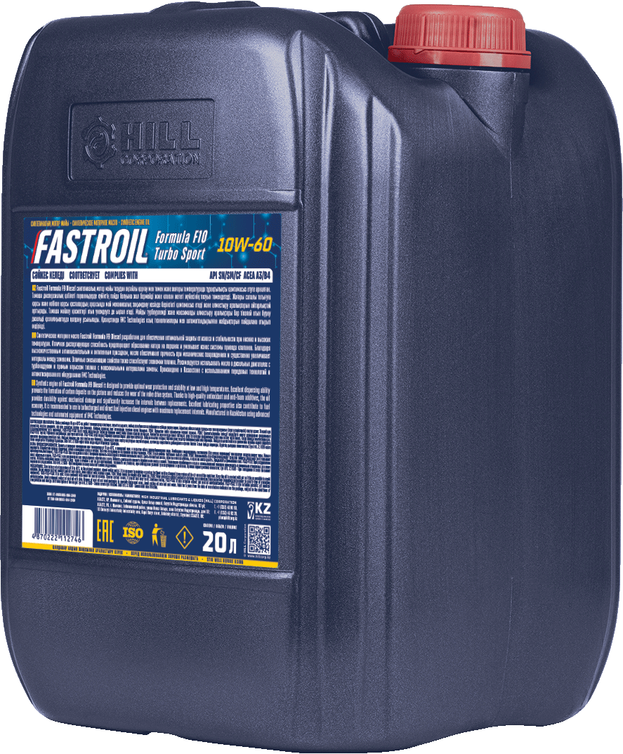 Fastroil Formula F10 Turbo Sport – 10W-60 - 2