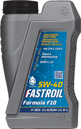 Fastroil Formula F10 5W-40 - 1