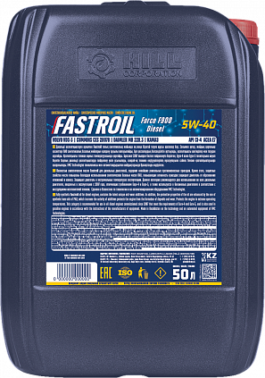 Fastroil Force F900 Diesel – 5W-40 - 1