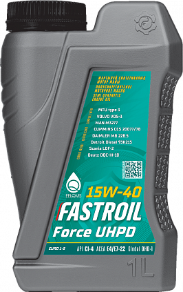 Fastroil Force Ultra High Performance Diesel (UHPD) SAE 15W-40 - 1