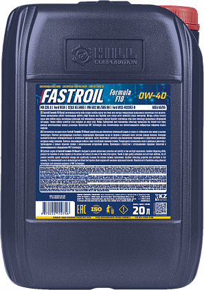 Fastroil Formula F10 0W-20 - 1