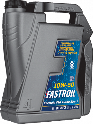 Fastroil Formula F10 Turbo Sport – 10W-50 - 2