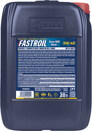 Fastroil Force F900 Diesel – 5W-40 - 1