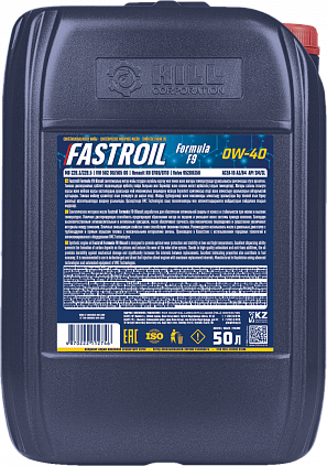 Fastroil Formula F9 – 0W-40 - 1